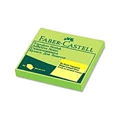 Faber-Castell Yapışkan Notluk Harmony 75x75 mm Yeşil