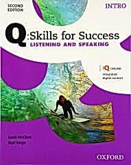 Q Skills for Success Second Edition Intro Level: Listening & Speaking Student Book with iQ Online