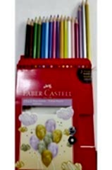 Faber Castell Boya Kalemi 15 + 3 Metalik Hediye