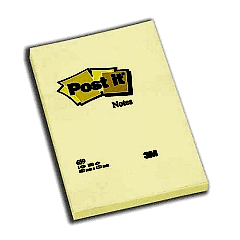 3M Post-it Sarı Düz Yapışkanlı Not Kağıdı 100 Yp 659