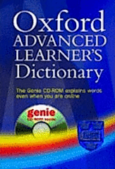 Oxford Advanced Learners Dictionary Genie CD-ROM inside