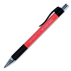 Faber-Castell Grip Matic 1318 Versatil Kurşun Kalem 0.5 mm Kırmızı