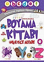 Alfabe - Etkinliklerle Boyama Kitabı İngilizce