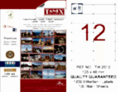 Tanex TW-2512 Hazır Etiket A4 105 x 46 mm Lazer Etiket 100 Adet