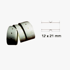 Tanex Fiyat Etiketi 12x21 mm Çizgili Beyaz