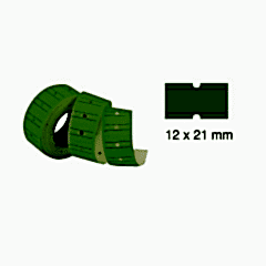 Tanex Fiyat Etiketi 12x21 mm Çizgili Floresan Yeşil
