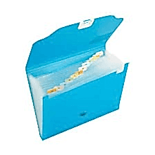 Faber-Castell Neon Serisi Körüklü Dosya Mavi