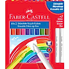 Faber-Castell Silinebilir Keçeli Kalem 10+2 Renk