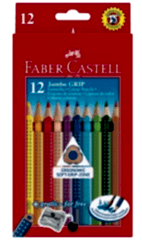 Faber-Castell Jumbo Grip 2001 Boya Kalemi 12 Renk