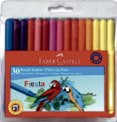 Faber-Castell Fiesta Keçeli Kalem 30 Renk