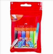 Faber-Castell Jumbi Neon Florasan Keçeli Kalem 6 Renk