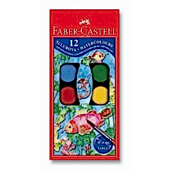 Faber-Castell Sulu Boya Küçük Boy 12 Renk