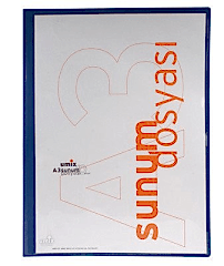 Umix Sunum Dosyası Önden Cepli A3 10'lu Lacivert U110A3-LA