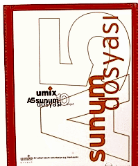 Umix A5 Önden Cepli 10'lu Sunum Dosyası Kırmızı