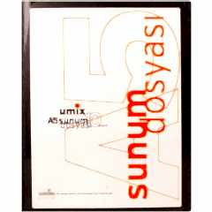 Umix A5 Önden Cepli 10'lu Sunum Dosyası Siyah