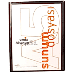 Umix A5 Önden Cepli 40'lı Sunum Dosyası Siyah