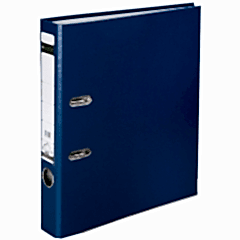 Leitz Büro Klasörü Plastik Dar Mavi
