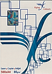 Flying Renkli Fotokopi Kağıdı A4 80 gr 500 Lü Gri