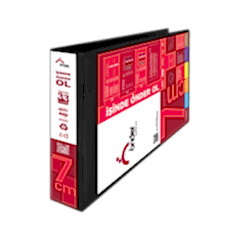 Önder 4 Halkalı 4D Mekanizmalı A3 Yatay Firma Klasörü Kırmızı