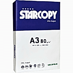 Mopak A3 Fotokopi Kağıdı Starcopy 500 Lü 80 Gr