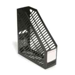 Rubenis Kutu Klasör Plastik Magazinlik Gri - Siyah 9841