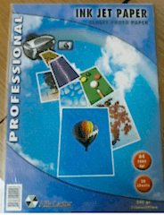 Professional Glossy Photo Ink Jet Paper ( Parlak Yazıcı Kağıdı A4 )